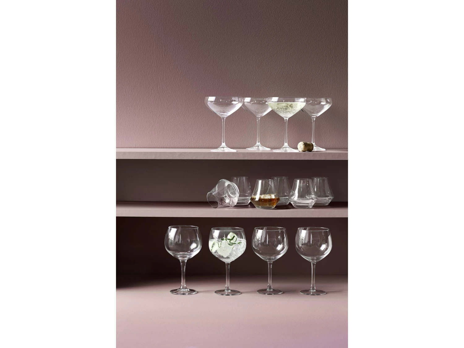 Lyngby Glas Juvel Rumglas 4 Stck. 6 Lyngby Glas Juvel Rumglas 4 Stck. – Bild 4